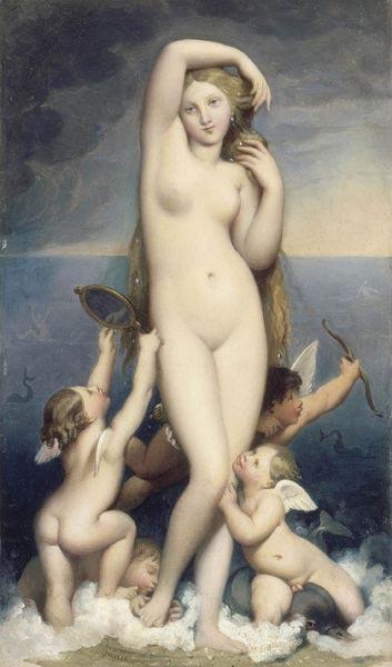 Jean Auguste Dominique Ingres Venus Anadyomene oil painting image